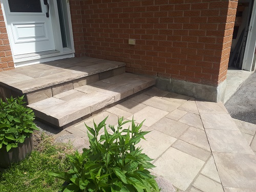 Steps and landing