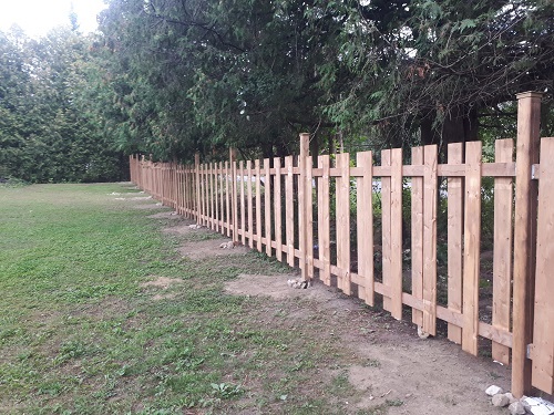 wood fence