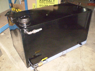 100 gallon steel tank